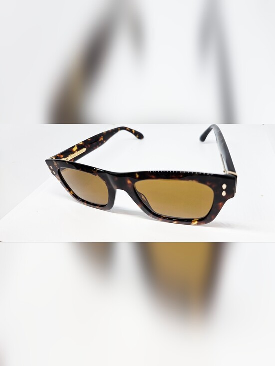 Isabel Marant Accessories - Isabel Marant Rectangular Havana Tortoiseshell Sunglasses IM 0072/S